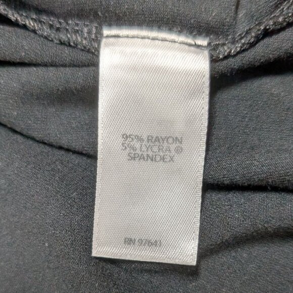 J. Jill Wearever Collection Dress Womens 4X Black White Checked Geometric - Picture 5 of 7